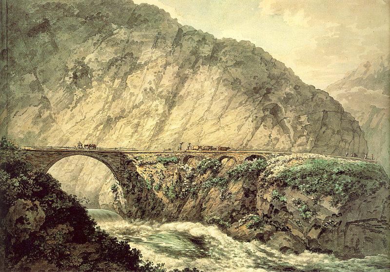 Pars, William The Devil's Bridge in the Canton of Uri oil painting image